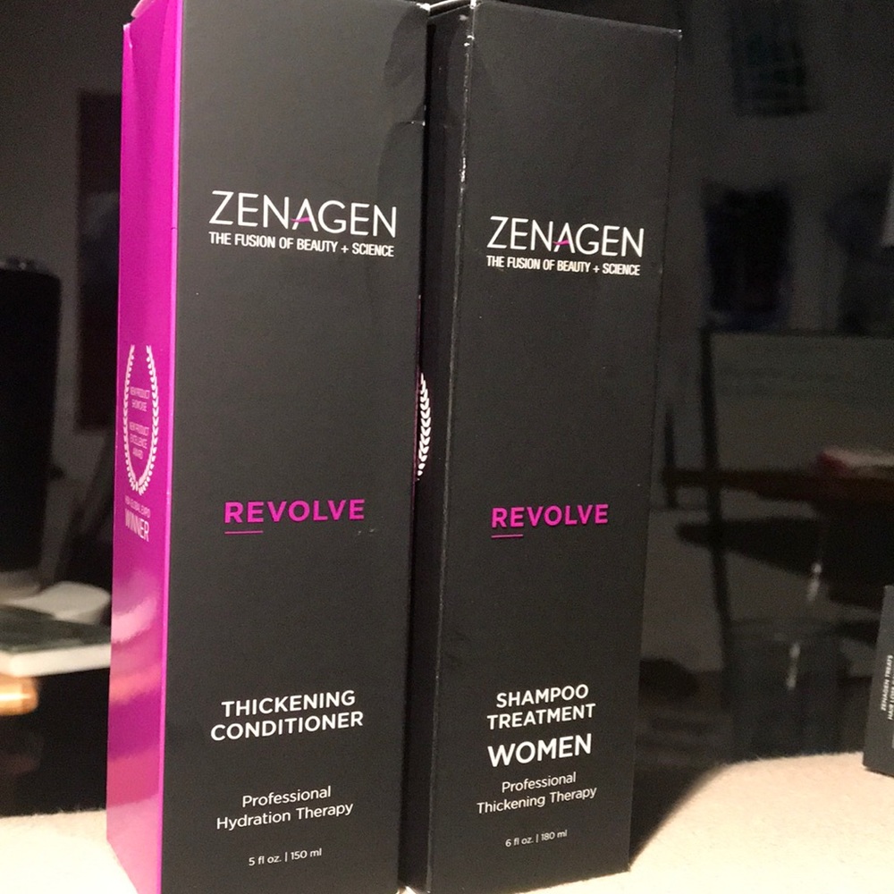 Zenagen revolve conditioner/shampoo set